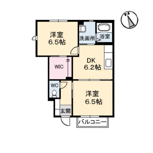 プレステージ東福原の間取り