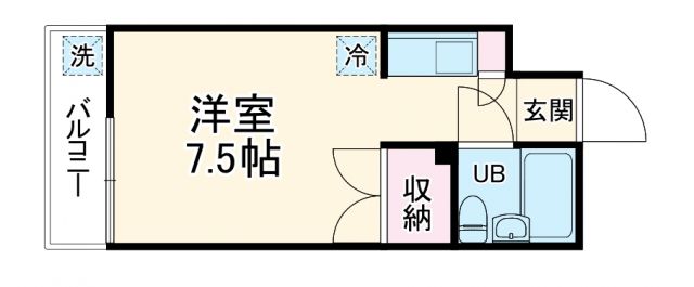 名古屋市昭和区川名本町のマンションの間取り