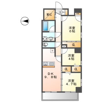 レコ東別院（RECO東別院）の間取り