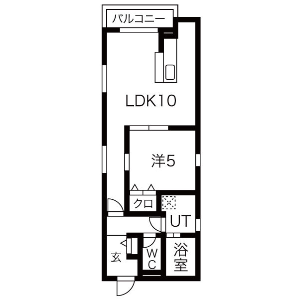 カームタイム吹上の間取り