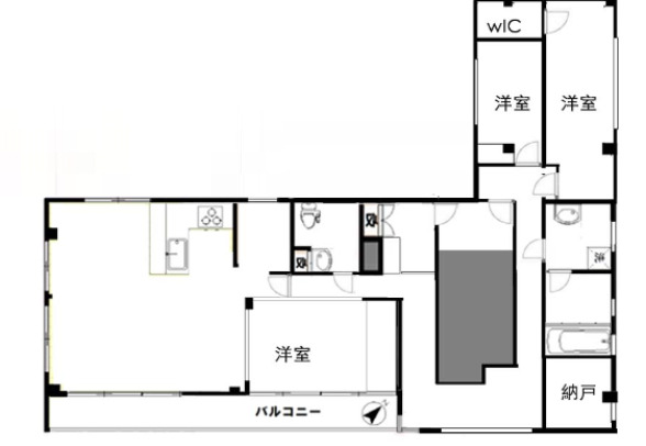 伊東ビルの間取り