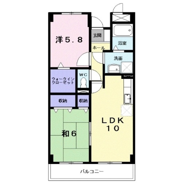 エルグランデ奥村の間取り