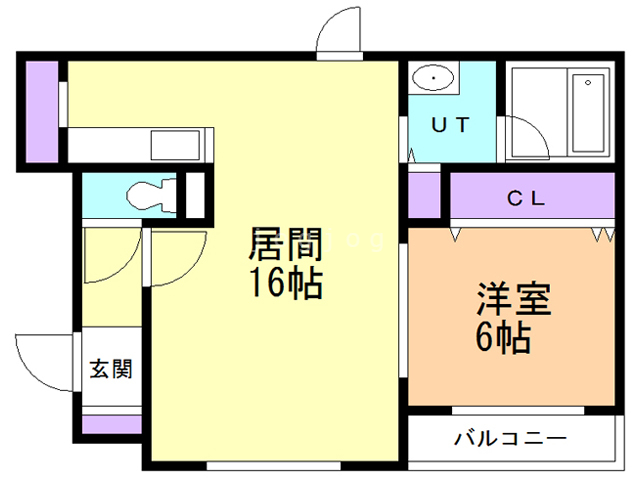 メゾンＲ（１－４３）の間取り