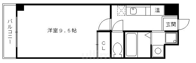 グランステージ京都四条の間取り