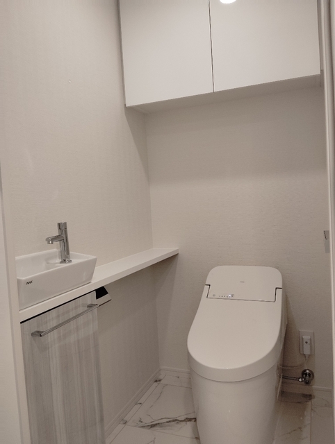 トイレ　手洗いカウンター付