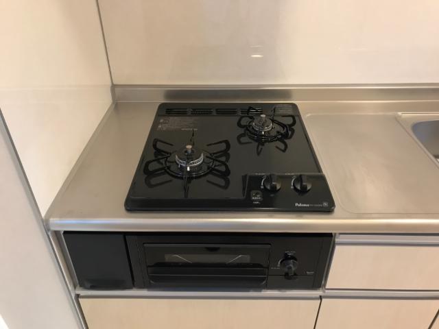 キッチン　2口ガスコンロ