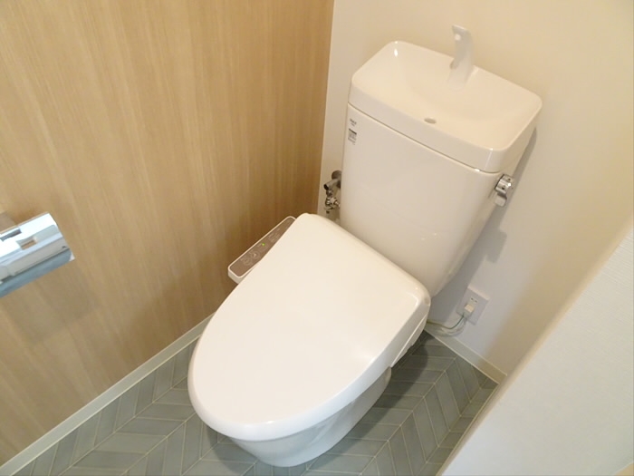 トイレ　ゆったりとした空間のトイレです