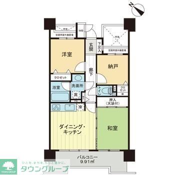 レクセルプラザ西川口の間取り写真
