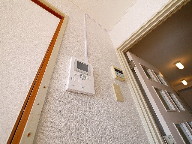 セキュリティ　モニターで来客対応できます