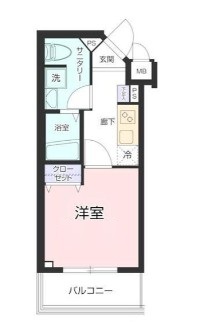 レピュア武蔵関の間取り写真