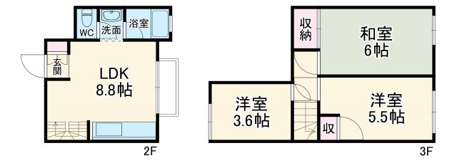 大地ビルの間取り写真
