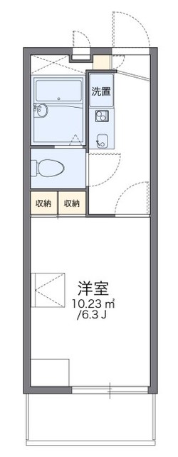 レオパレスパークサイドグレースの間取り写真