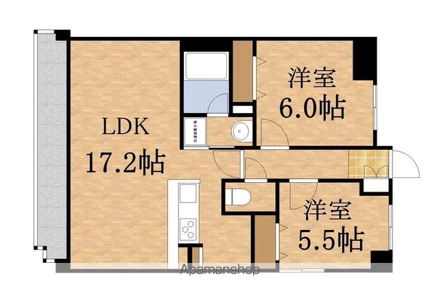 ＪＲ大阪環状線 京橋駅 徒歩7分 10階建 築7年の間取り写真