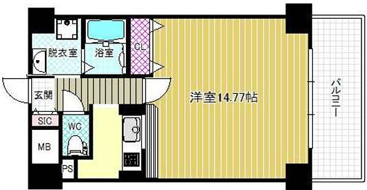 ブラーヴォ扇町の間取り写真