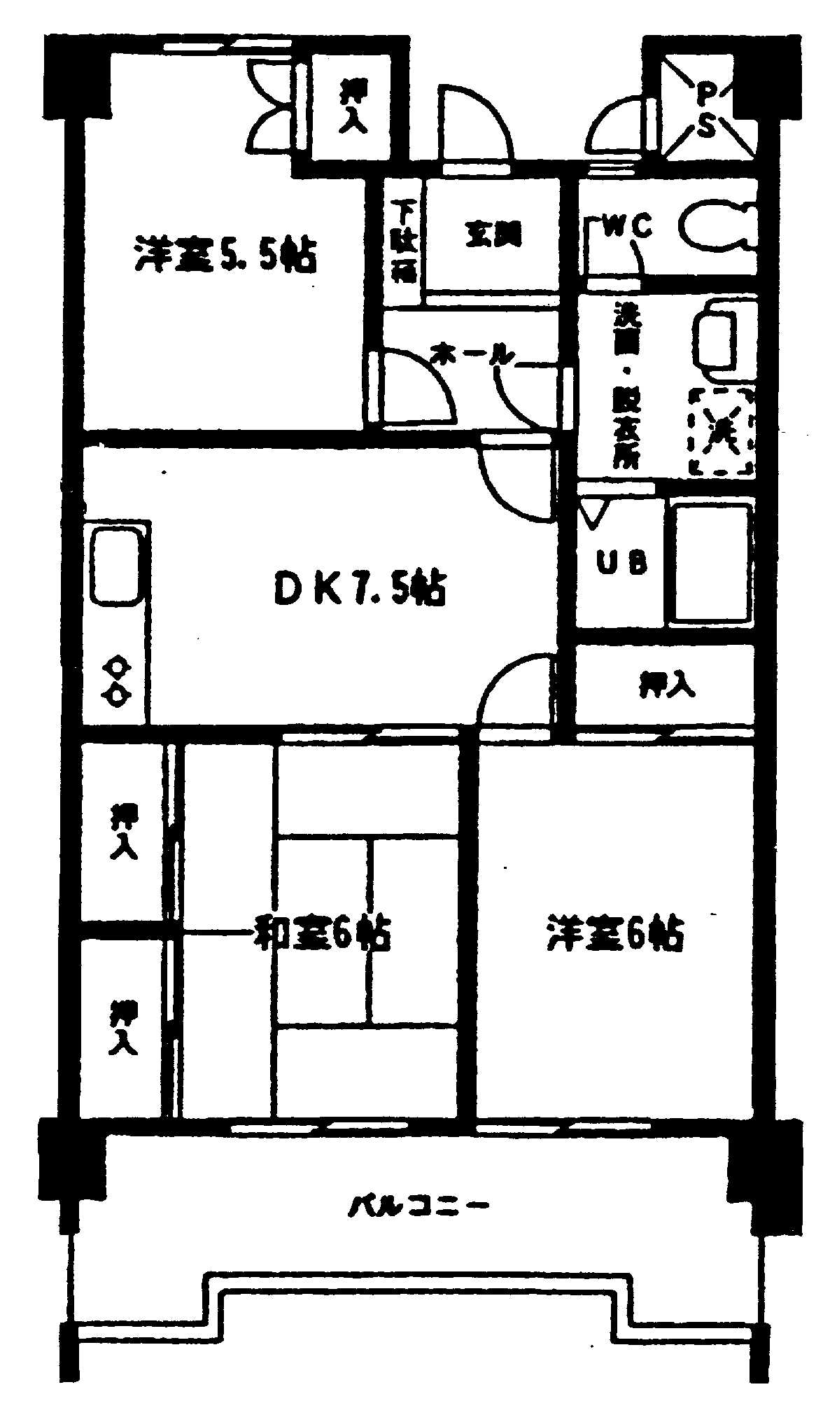 ルミエール雁峰の間取り