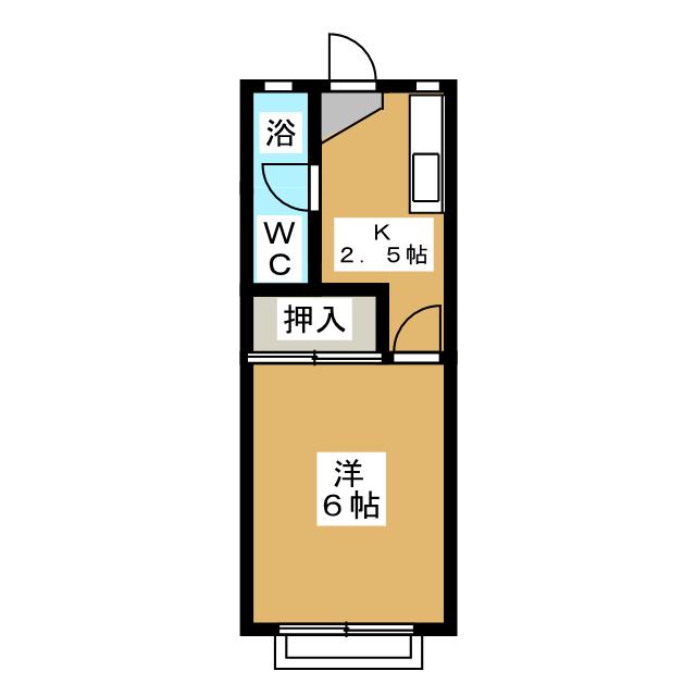 ユウアパルトマンの間取り