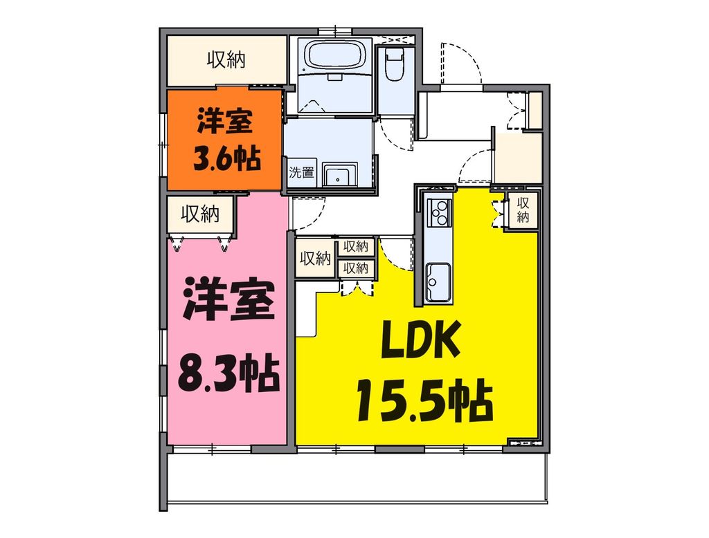 クレイン　ヒルズの間取り