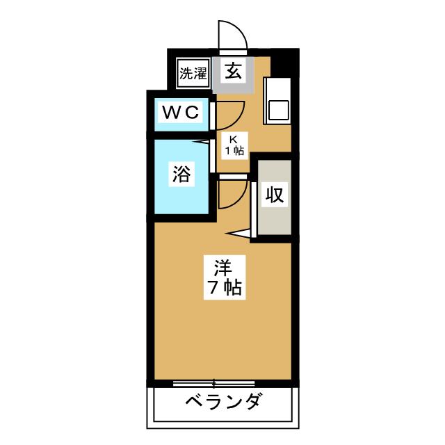 マモール北久里浜の間取り