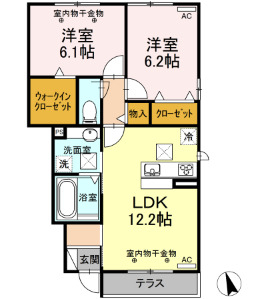 アンソレイエの間取り