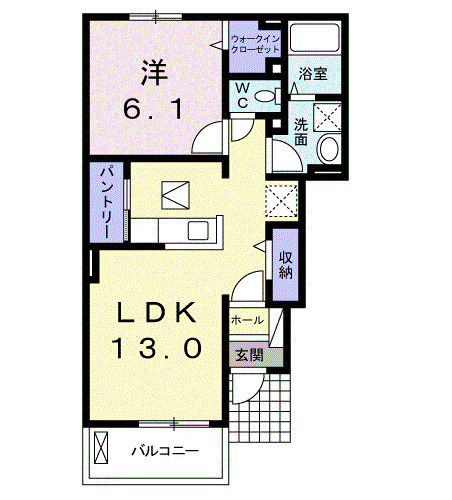 シャンプランテIIIの間取り