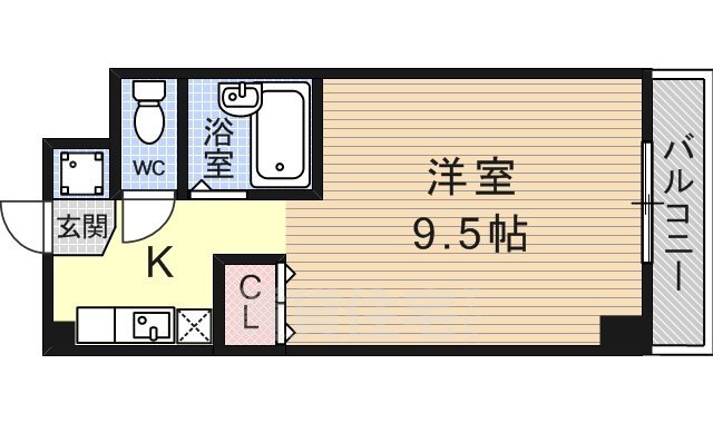 大津市大江のマンションの間取り