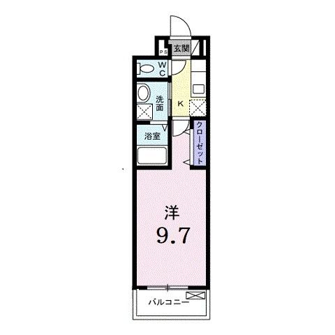 アンジュ　ド　ボヌール　香里園の間取り