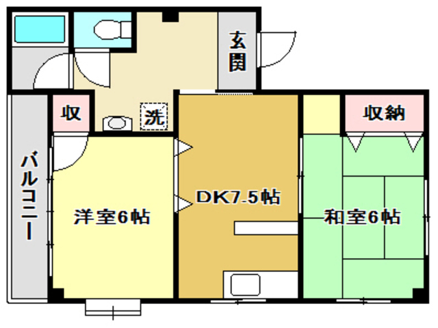 ロイヤルガーデン南宝永町の間取り