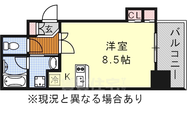 グランエターナ名古屋鶴舞の間取り