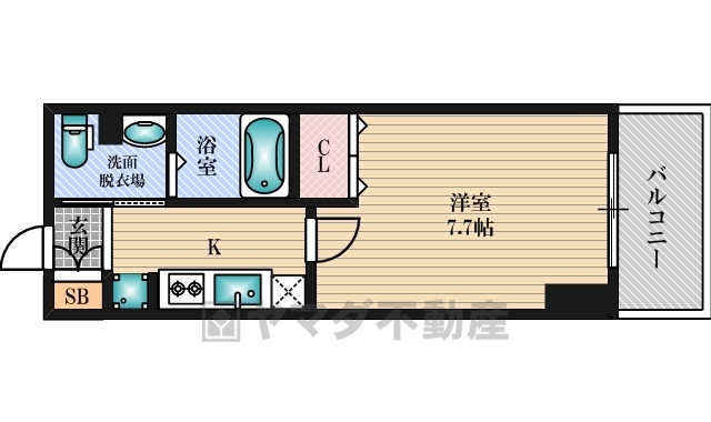 コンフォリア江坂の間取り