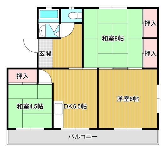 サンリッチ新橋の間取り