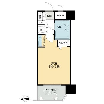 【仙台市青葉区上杉のマンションの間取り】