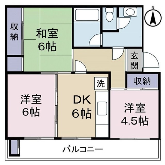 ＫＳマンションの間取り