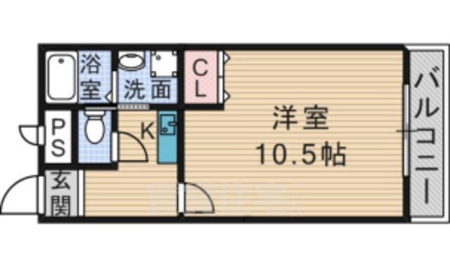 アンプルールモンターニュ2の間取り