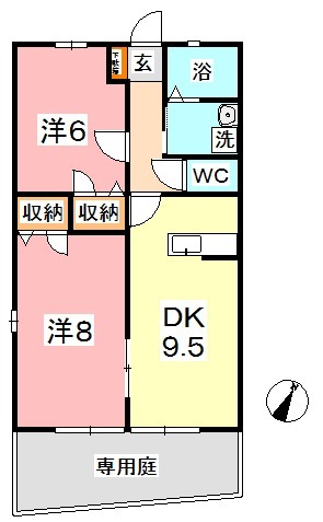 イエンビュ沖Bの間取り