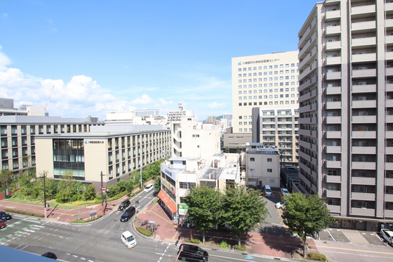 【岡山市北区田町のマンションの眺望】