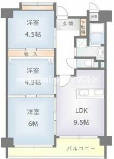 ハレルアナの間取り