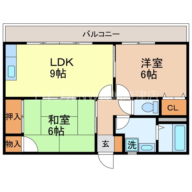 カーサベルデの間取り