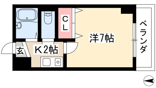 【サンシャイン福成の間取り】