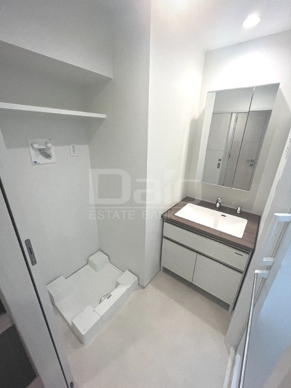 洗面設備　※写真は別タイプ別部屋です。