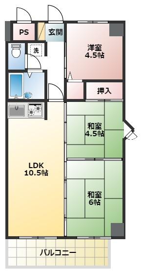 ヴィ・ラージュ梅園の間取り