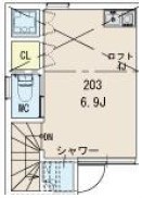 【Ohmori Apartmentの間取り】