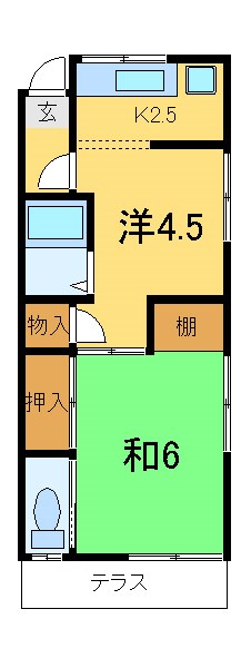 寿荘の間取り