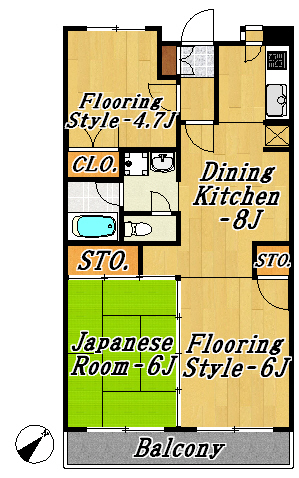 【ドエル南葛西の間取り】