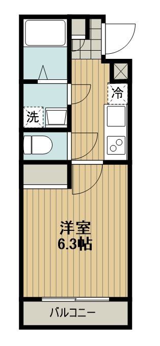 【和光市中央のアパートの間取り】