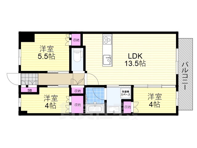 アーバンパーク淡路の間取り