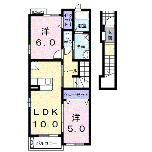 ボヌールIの間取り