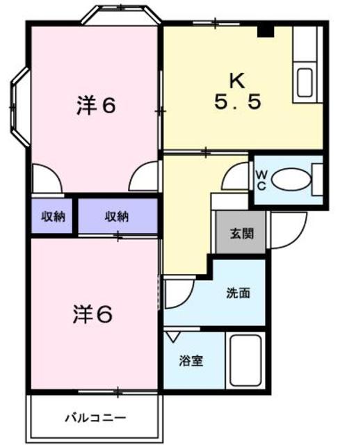 ファンタジーヒルズＡの間取り