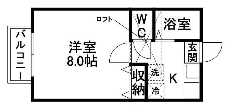 シティ川内の間取り