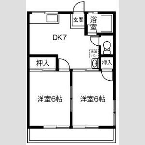 シティハイムサンふじの間取り