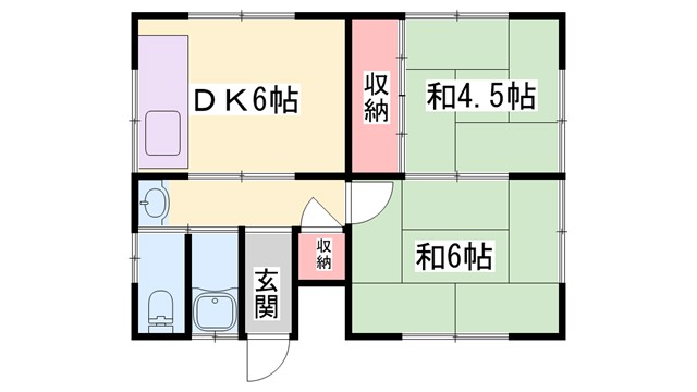 車崎アパートの間取り